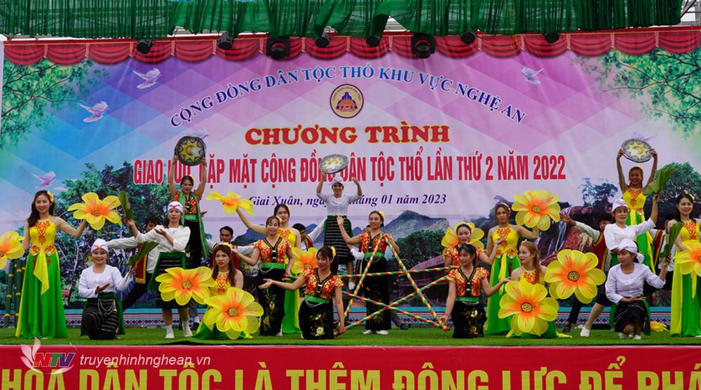 Một tiết mục văn nghệ trong chương trình.