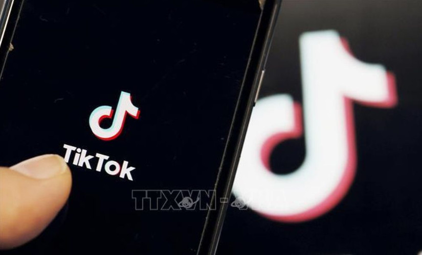 Biểu tượng mạng xã hội TikTok.