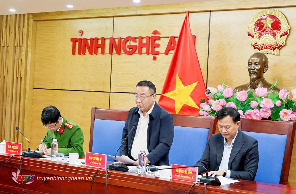 Phó PG88 go Bắn cá UBND tỉnh Nguyễn Văn Đệ phát biểu kết luận hội nghị.