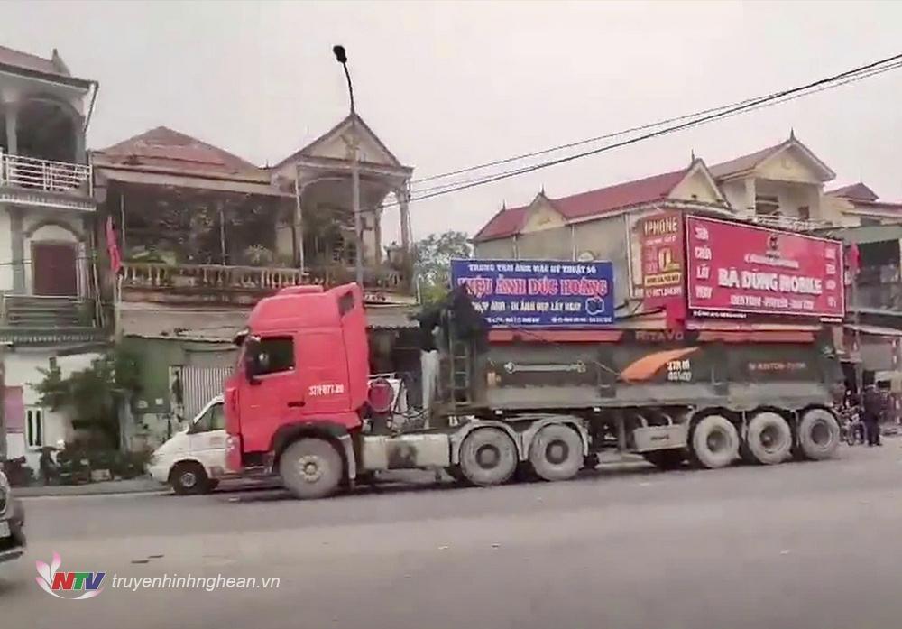 Hiện trường vụ tai nạn.