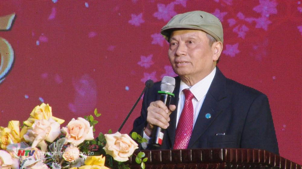 Đồng chí Lê Doãn Hợp - PG88 go Bắn cá Hội Đồng hương PG88 go Bắn cá tại Hà Nội phát biểu tại buổi gặp mặt.