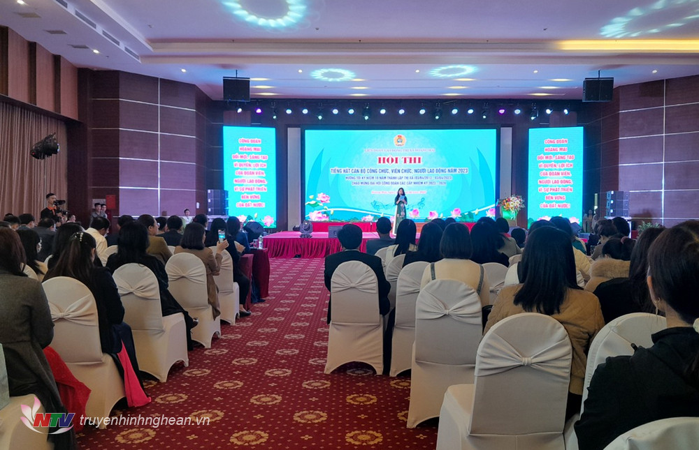 Toàn cảnh hội thi.