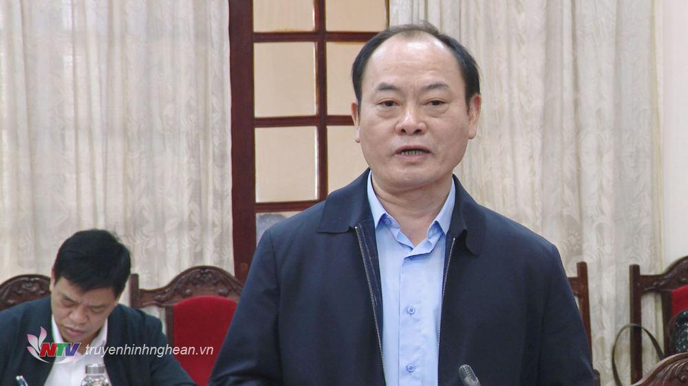 Trưởng Ban Khu kinh tế Đông Nam Lê Tiến Trị phát biểu tại Hội nghị.