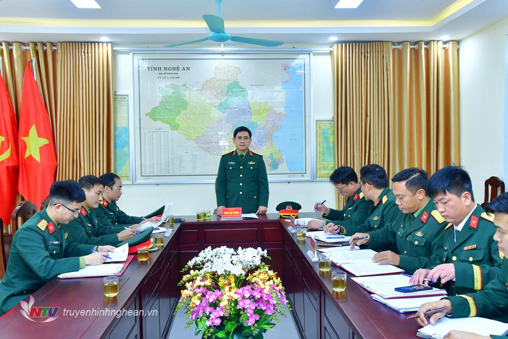 Toàn cảnh buổi làm việc.