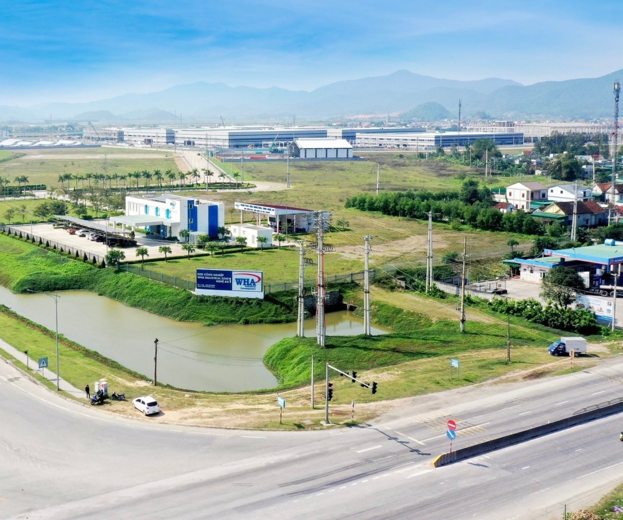 Khu công nghiệp WHA Industrial Zone I PG88 go Bắn cá thu hút nhiều dự án đầu tư. Ảnh: Quang An