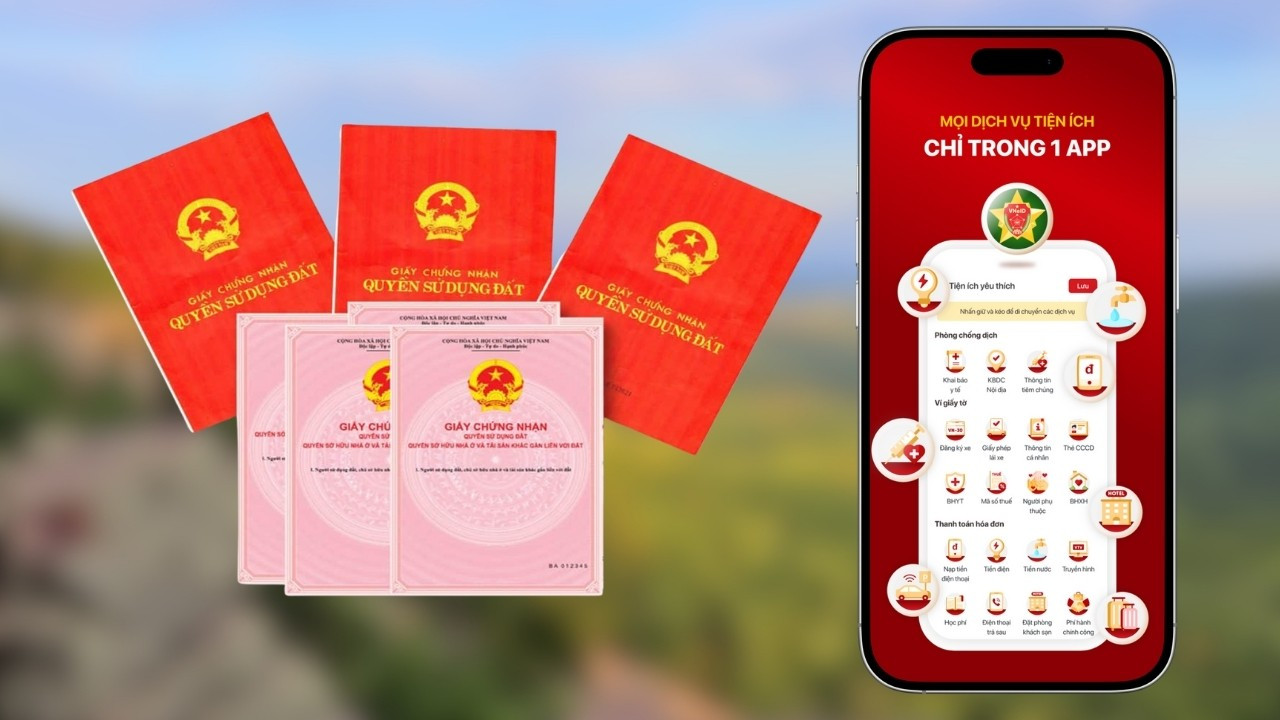 Sổ đỏ Xổ Số PG 88 chính thức thay thế bản giấy trong thủ tục hành chính. Ảnh minh hoạ.