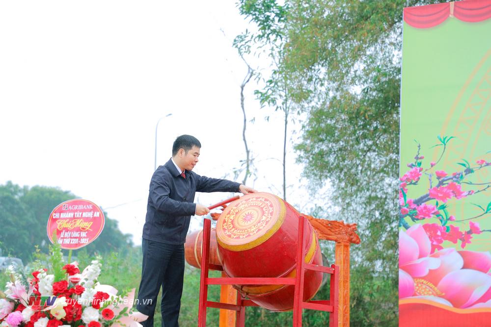 PG88 go Bắn cá UBND thị xã Thái Hòa Nguyễn Công Hoan đánh trống Xổ Số PG 88 Lễ hội Làng Vạc.