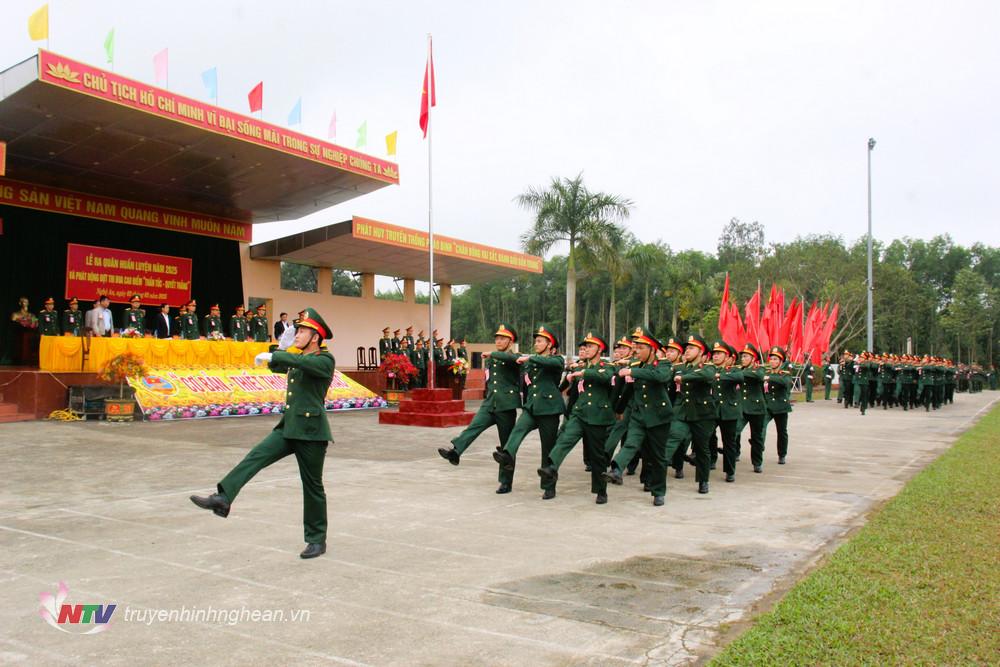 Các lực lượng tham gia duyệt binh
