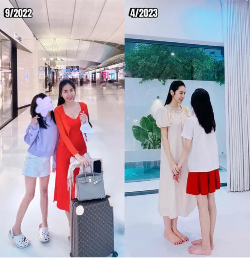 Thủy Tiên khoe chiều cao hiện tại của con gái khiến dân tình ngưỡng mộ