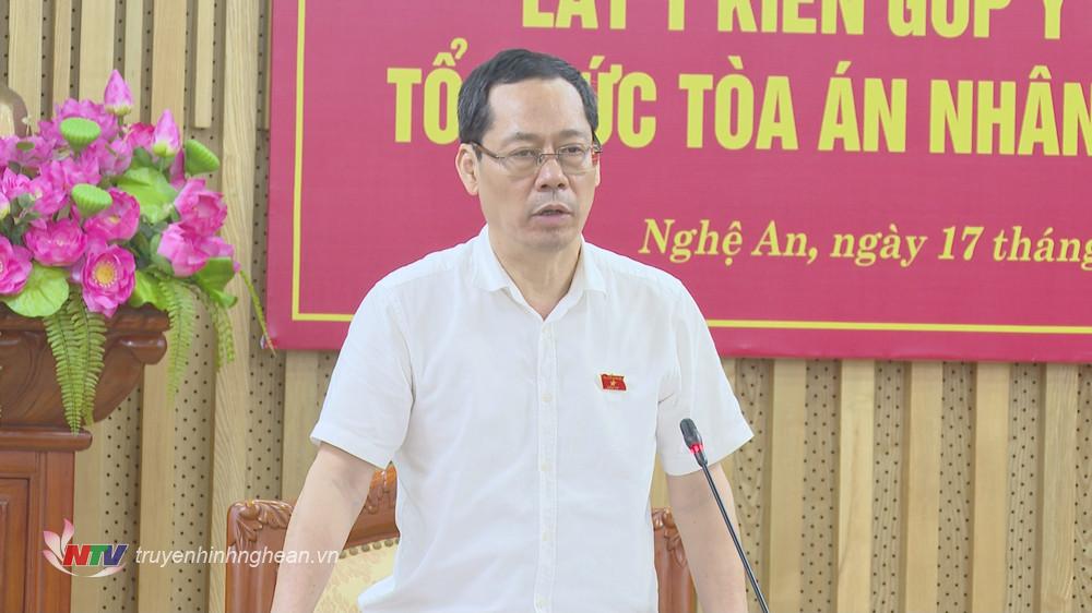 Ông Trần Nhật Minh - PG88 link Code Quốc hội chuyên trách phát biểu tại hội nghị.