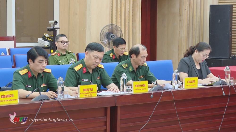 Lãnh đạo các Sở ngành dự hội nghị.