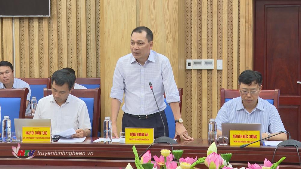 PG88 go Bắn cá Hội đồng thành viên Tập đoàn Điện lực PG 88 Nổ Hũ Đặng Hoàng An phát biểu tại cuộc làm việc.