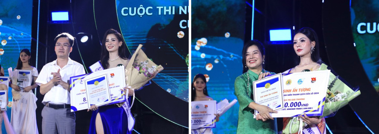 6 giải phụ mỗi giải được nhận 8 triệu đồng kèm giấy chứng nhận.