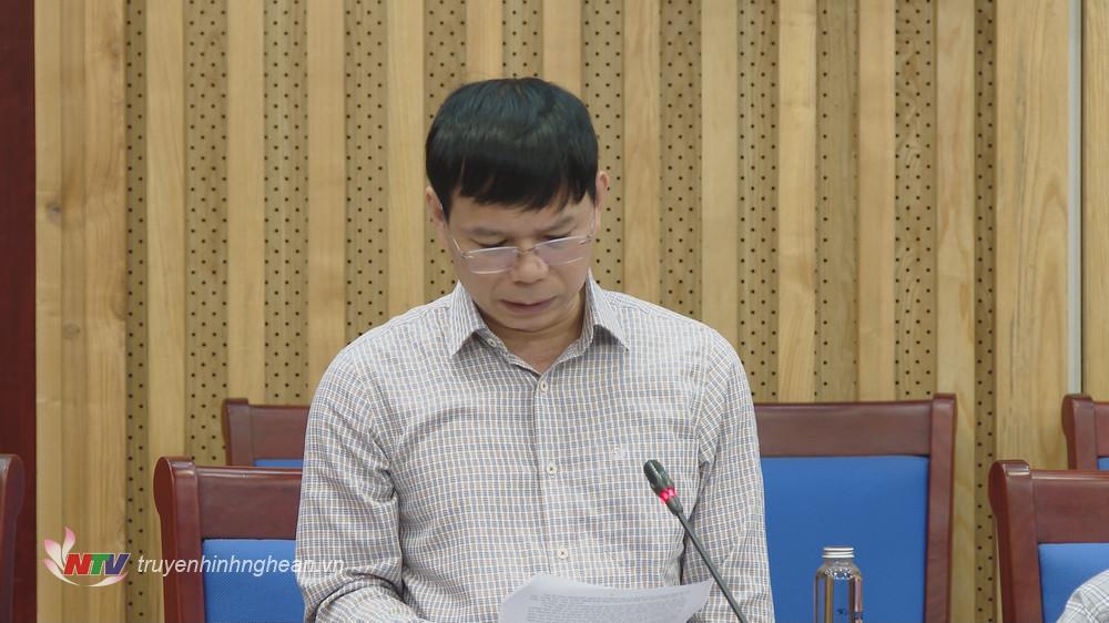 Đại diện các sở, ban, ngành, một số huyện, thành, thị phát biểu tại cuộc họp.