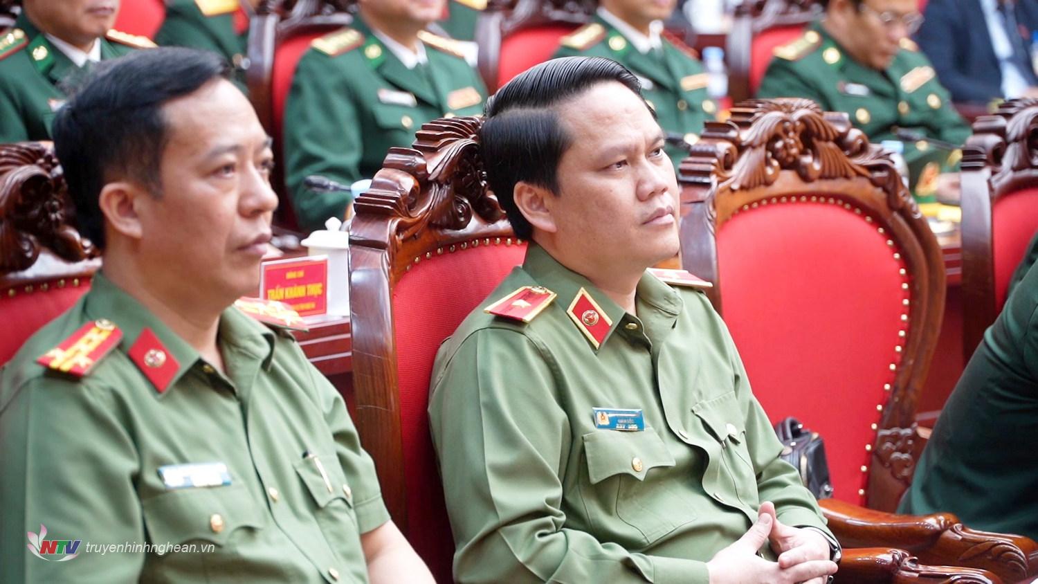 Lãnh đạo Công an tỉnh PG88 go Bắn cá dự buổi lễ.
