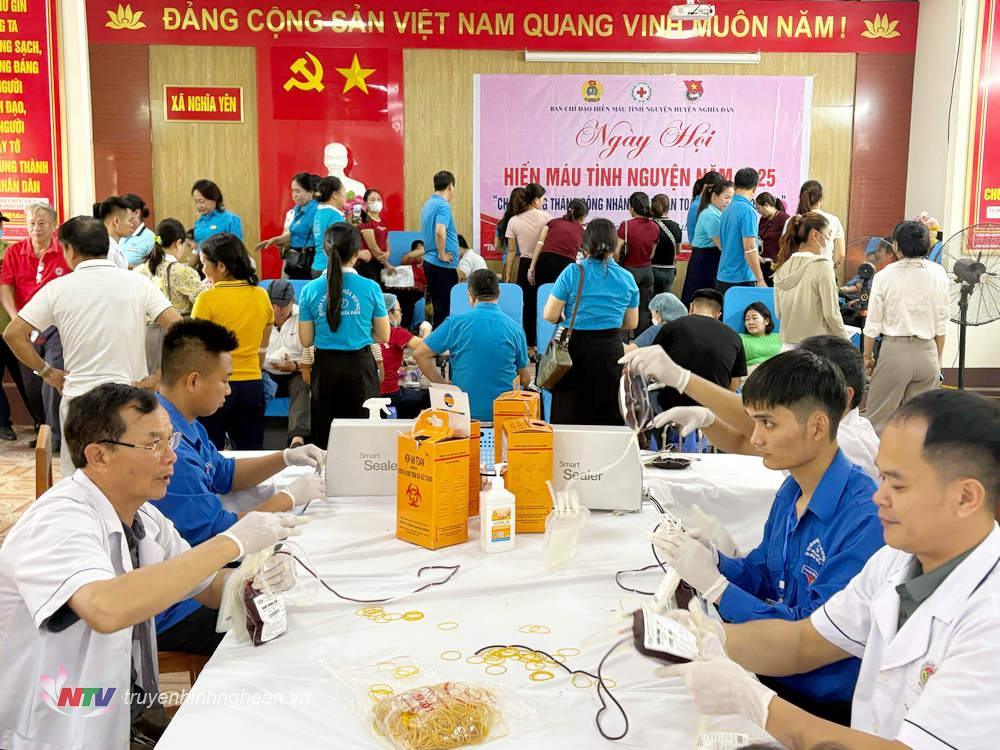 Thông qua ngày hội, Ban tổ chức đã nhận được trên 660 đơn vị máu.