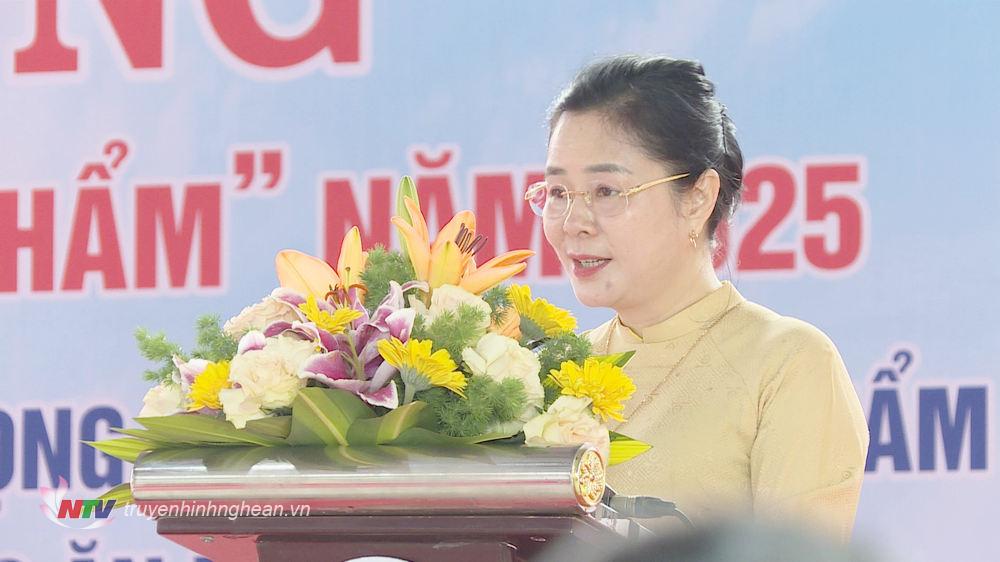 Đồng chí Lê Thị Hoài Chung – Giám đốc Sở Y tế PG88 go Bắn cá, Ủy viên Thường trực Ban Chỉ đạo an toàn thực phẩm tỉnh phát động Tháng hành động Vì an toàn thực phẩm năm 2025. 