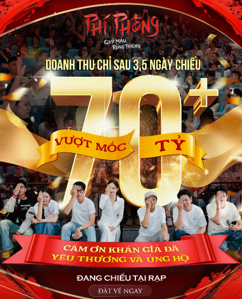 Phim đã thu hơn 70 tỉ đồng