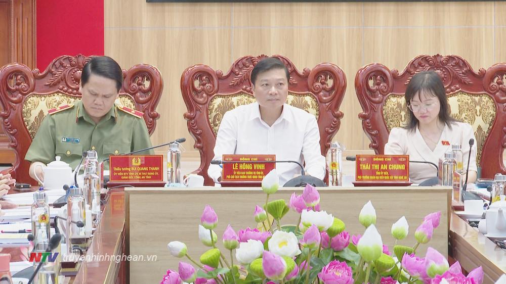 Các đồng chí chủ trì hội thảo