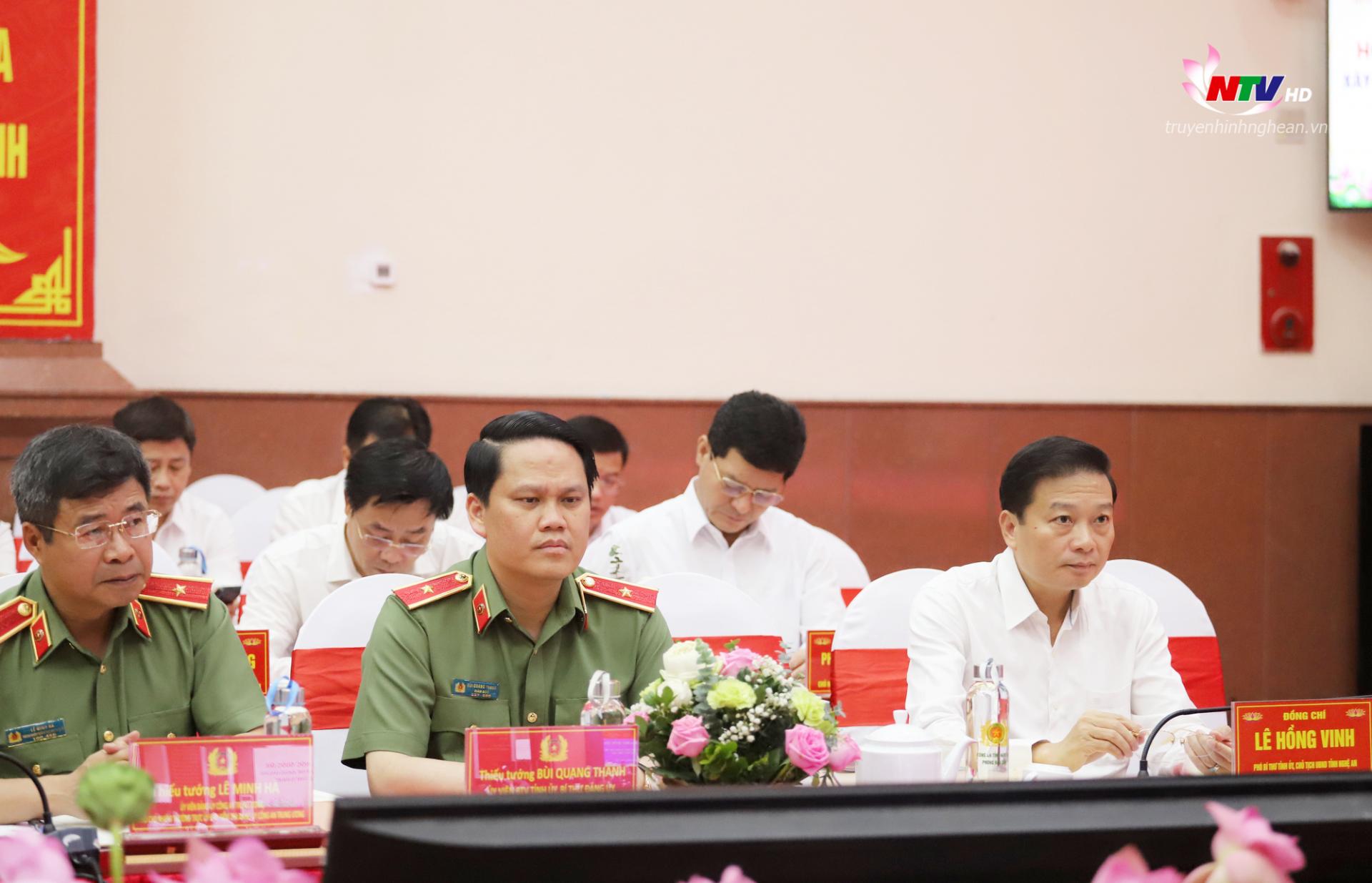 Các đồng chí lãnh đạo tỉnh và Công an tỉnh PG88 go Bắn cá dự hội thảo.