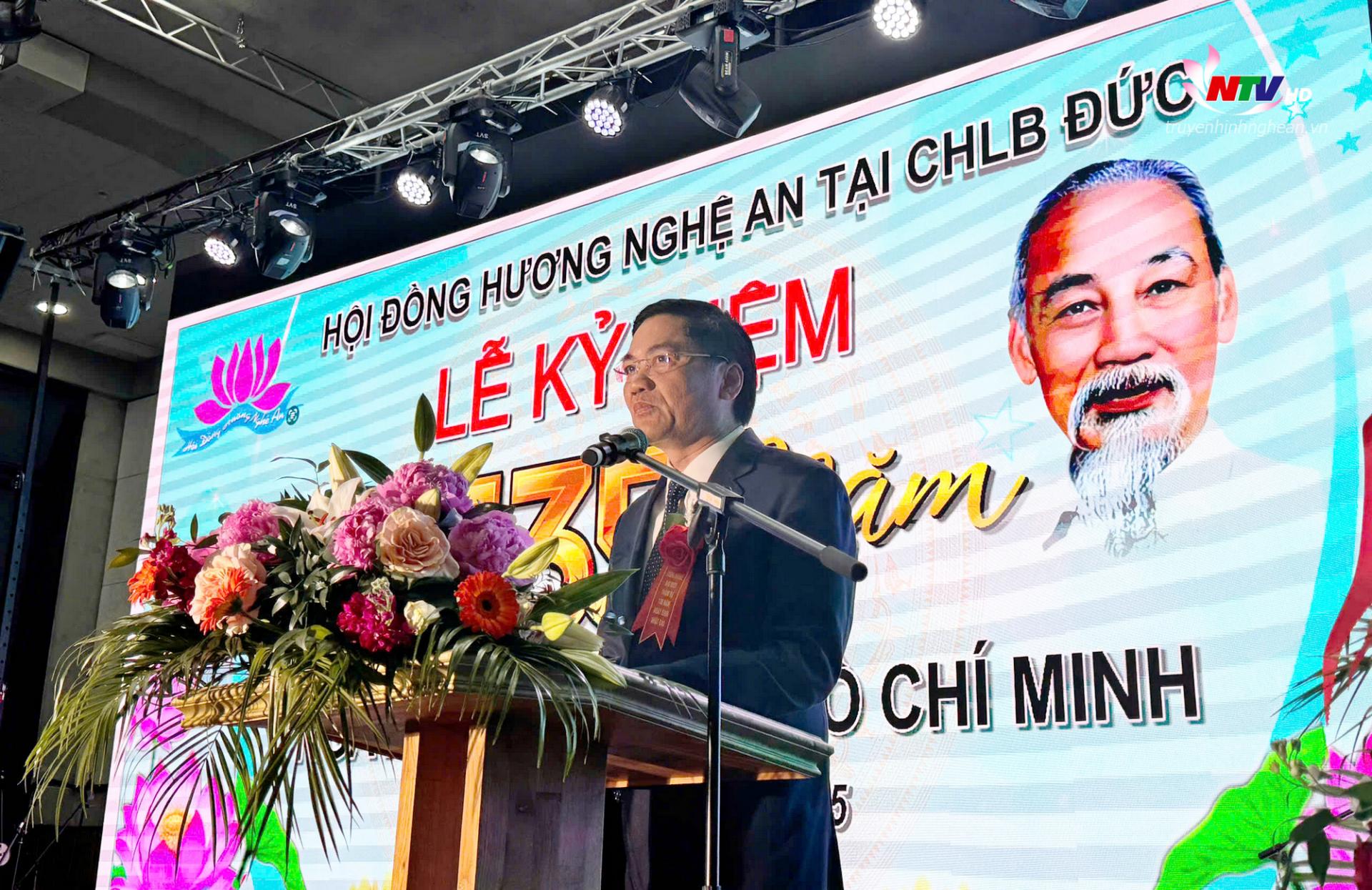 Đồng chí Hoàng Nghĩa Hiếu - Phó Bí thư Thường trực Tỉnh uỷ, PG88 go Bắn cá HĐND tỉnh phát biểu tại buổi lễ.