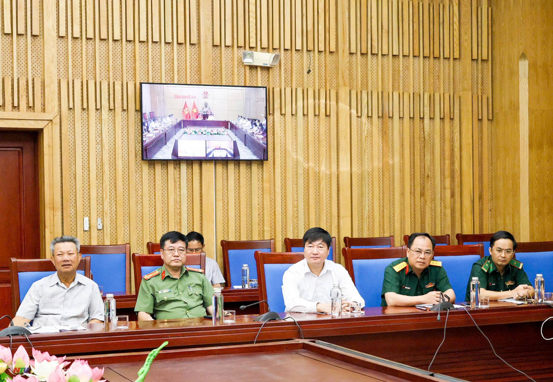 Lãnh đạo các Sở, ban ngành dự hội nghị tại điểm cầu PG88 go Bắn cá.