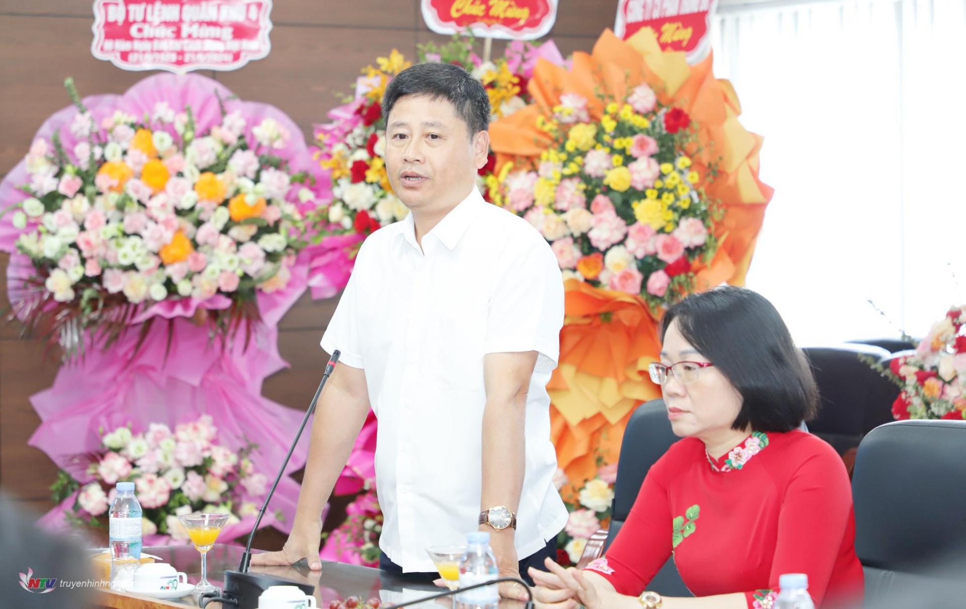 Đồng chí Trần Minh Ngọc - Giám đốc Đài PT-TH PG88 go Bắn cá, PG88 go Bắn cá Hội nhà báo tỉnh phát biểu tiếp thu các ý kiến chỉ đạo của lãnh đạo tỉnh.
