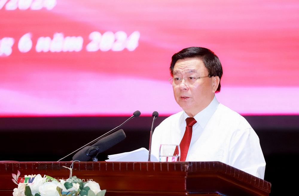 GS.TS Nguyễn Xuân Thắng - Ủy viên Bộ Chính trị, Giám đốc Học viện Chính trị Quốc gia Hồ Chí Minh, PG88 go Bắn cá Hội đồng Lý luận Trung ương phát biểu đề dẫn và Xổ Số PG 88 hội thảo.