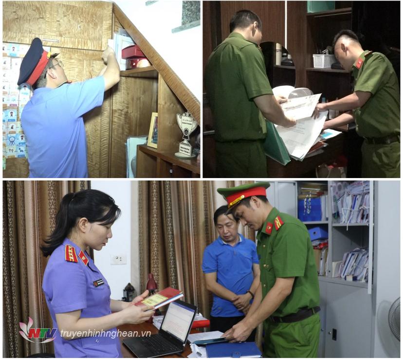 Cơ quan chức năng khám xét nơi ở, nơi làm việc các bị can.