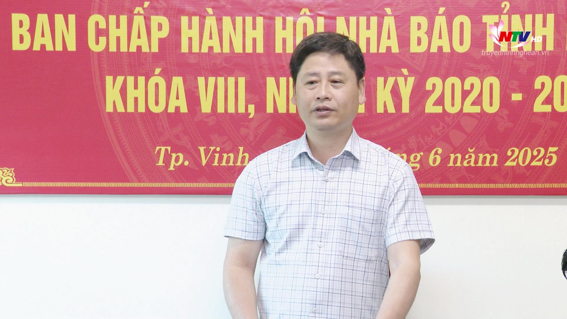 Đồng chí Trần Minh Ngọc - PG88 go Bắn cá Hội nhà báo tỉnh, Giám đốc Đài PTTH PG88 go Bắn cá phát biểu kết luận.