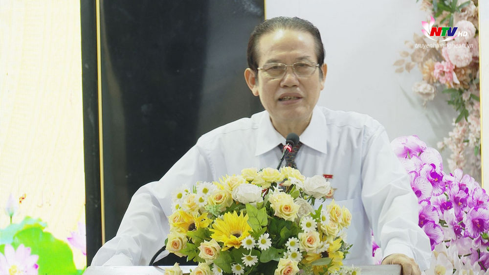 Đồng chí Hoàng Đăng Hòe, Ủy viên BCH Trung ương Hội nạn nhân chất độc da cam/dioxin PG 88 Nổ Hũ, PG88 go Bắn cá Hội nạn nhân CĐDC tỉnh PG88 go Bắn cá phát biểu tại hội nghị.