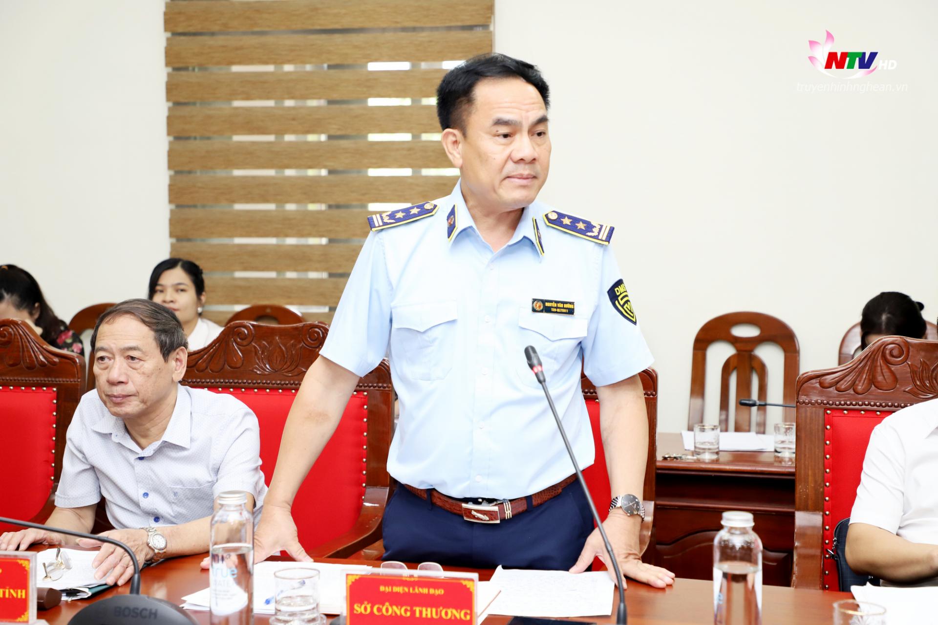 Đồng chí Nguyễn Văn Hường - Cục trưởng Cục Quản lý thị trường PG88 go Bắn cá phát biểu tại hội nghị.