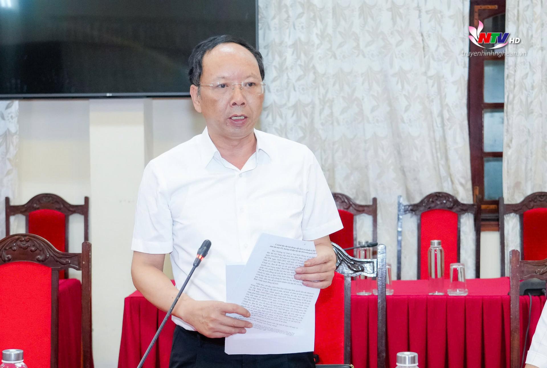 Đồng chí Bùi Thanh An - Ủy viên Ban Thường vụ Tỉnh ủy, Phó PG88 go Bắn cá Thường trực UBND tỉnh phát biểu tại phiên họp. 