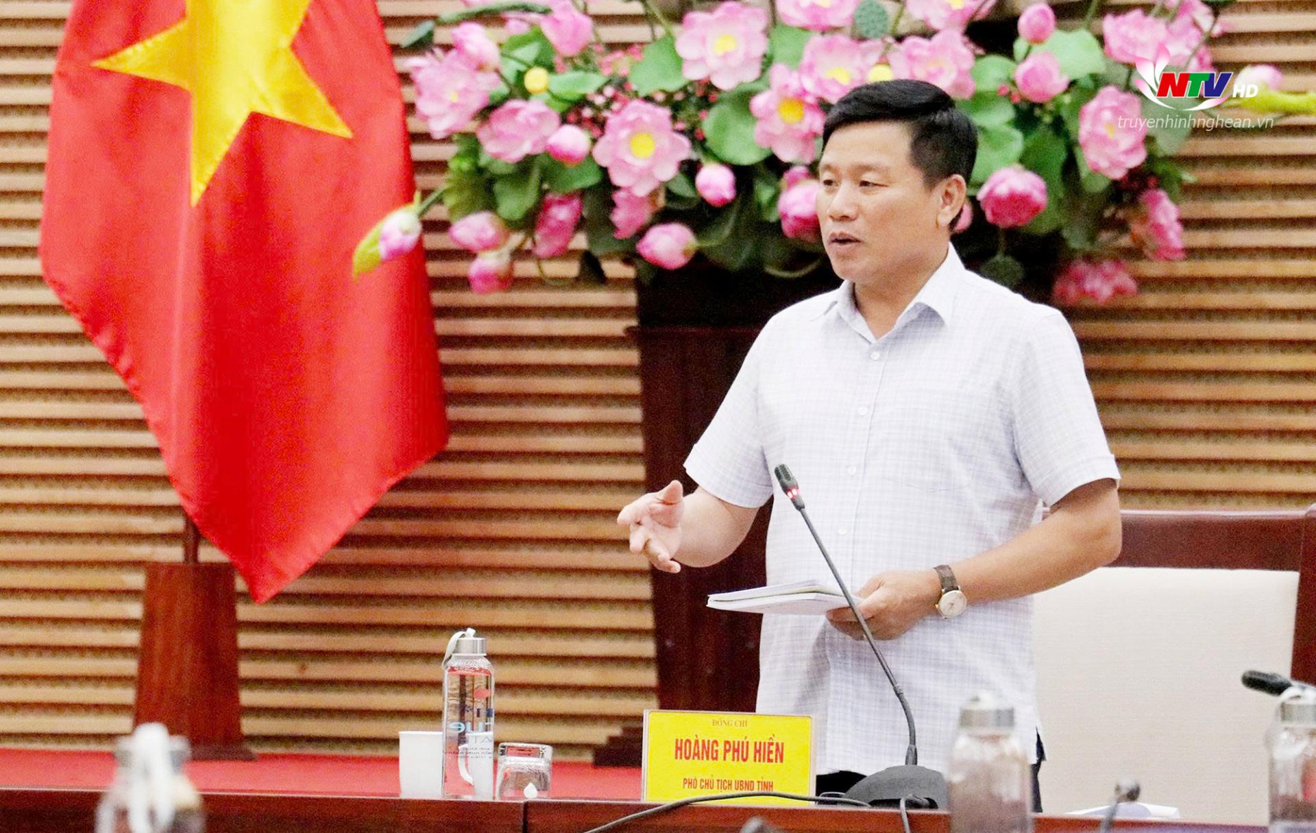 Phó PG88 go Bắn cá UBND tỉnh Hoàng Phú Hiền phát biểu kết luận.