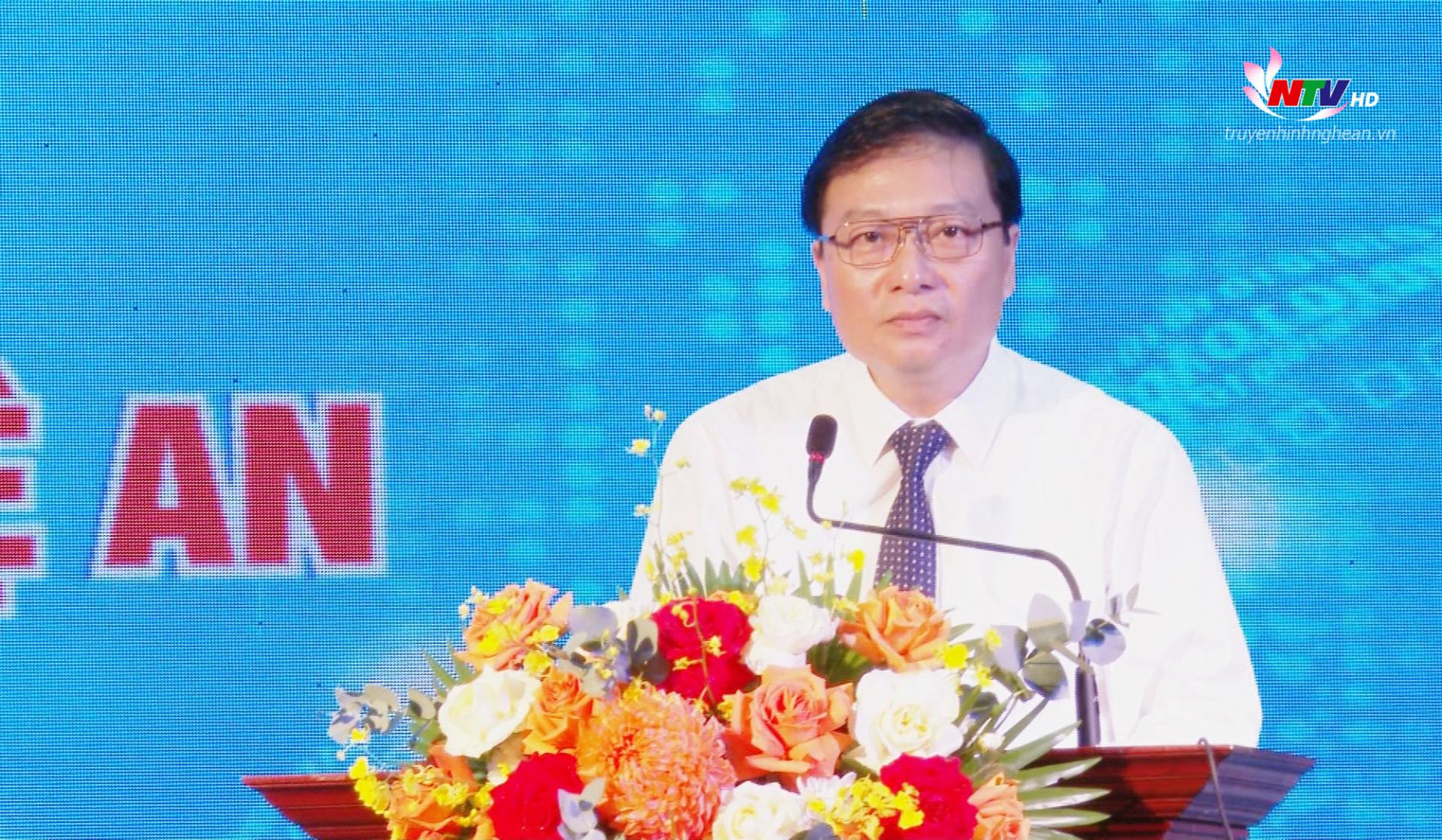 PG88 go Bắn cá UBND tỉnh Lê Hồng Vinh phát biểu tại buổi lễ.