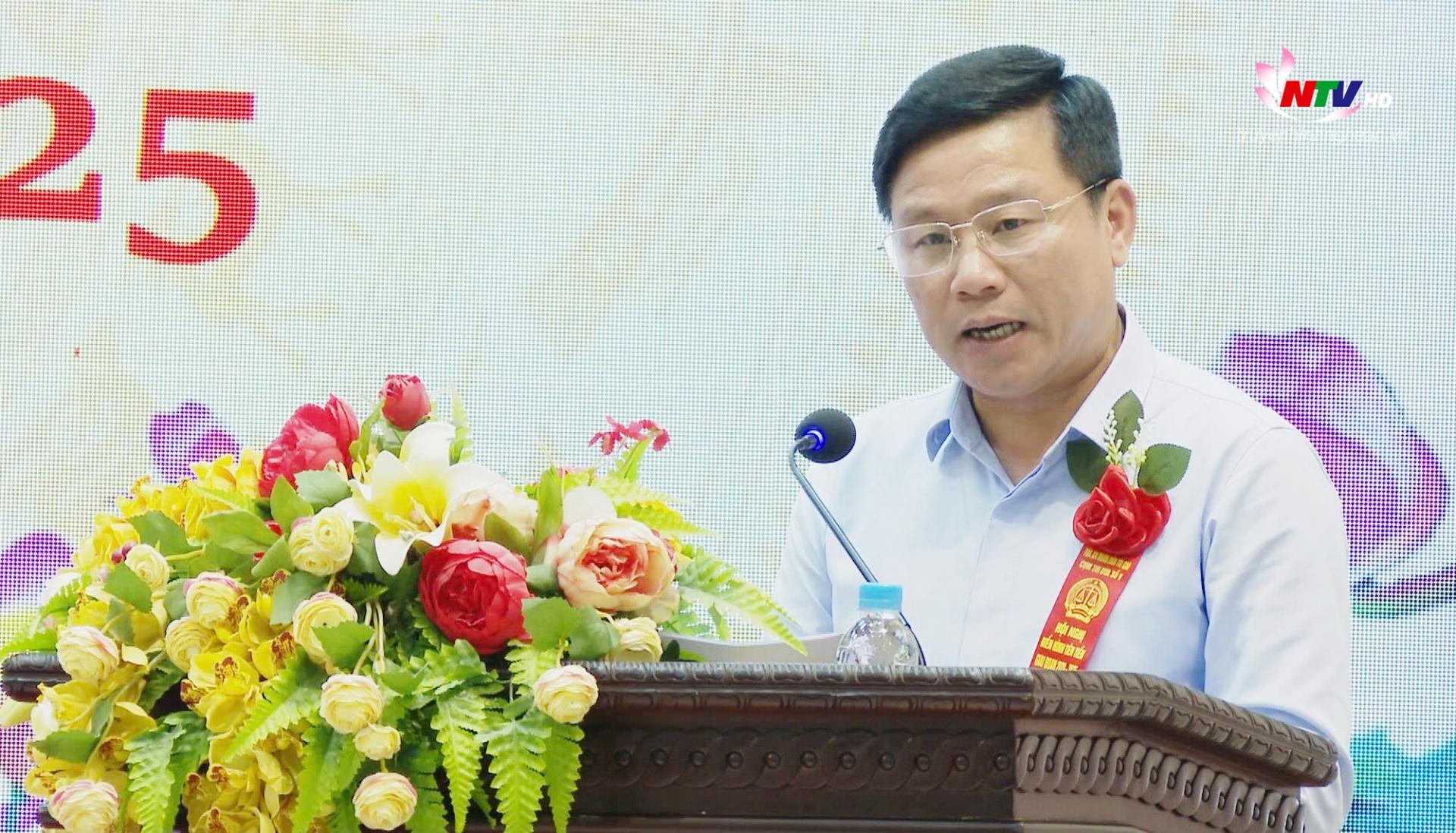 Phó PG88 go Bắn cá UBND tỉnh Hoàng Phú Hiền phát biểu tại hội nghị