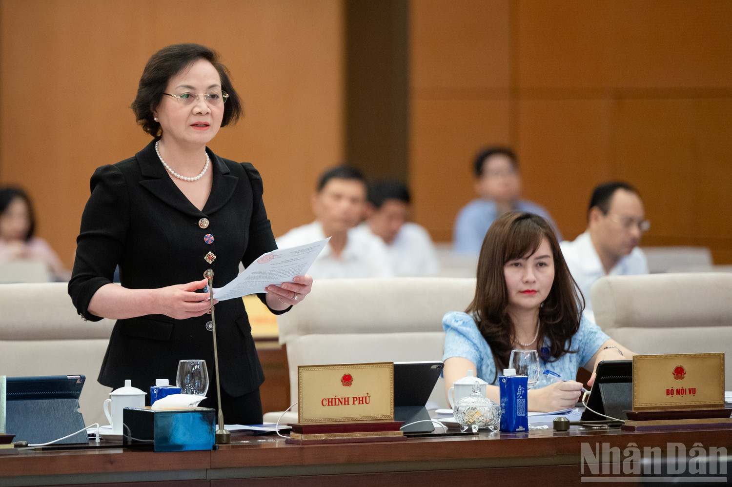 Bộ trưởng Nội vụ Phạm Thị Thanh Trà.