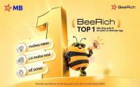 MB BeeRich ghi nhận tỷ lệ nhắc nhớ Top of Mind cao nhất trong nhóm nền tảng tích hợp app ngân hàng