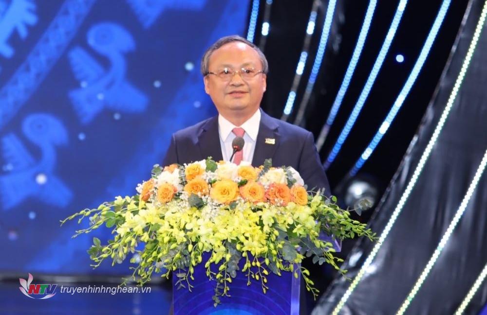 Đồng chí Đỗ Tiến Sỹ - Ủy viên Trung ương Đảng, Tổng Giám đốc Đài Tiếng nói PG 88 Nổ Hũ phát biểu đáp từ.