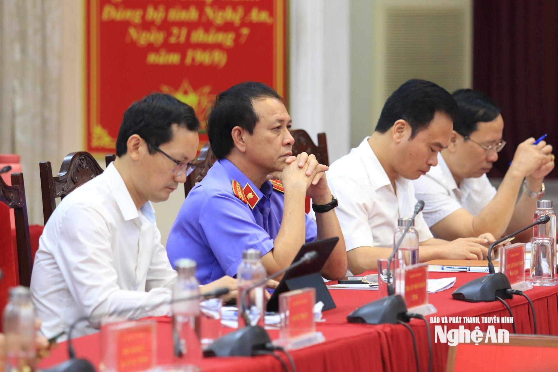 Đại diện các sở, ban, ngành tham dự hội nghị.