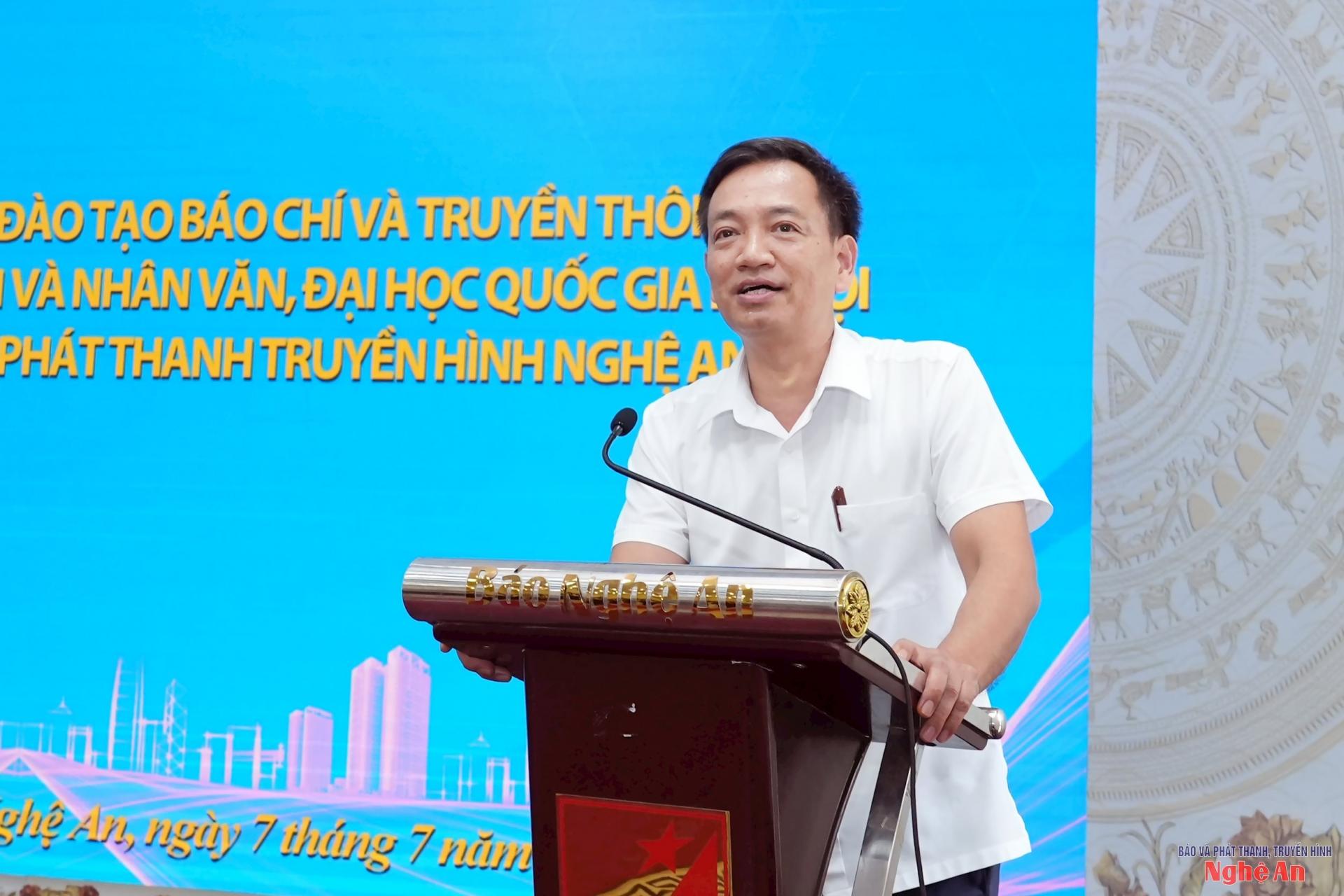 Đồng chí Trần Hữu Nghĩa - Phó Tổng Biên tập Báo và phát thanh, truyền hình PG88 go Bắn cá trao đổi tại chương trình.