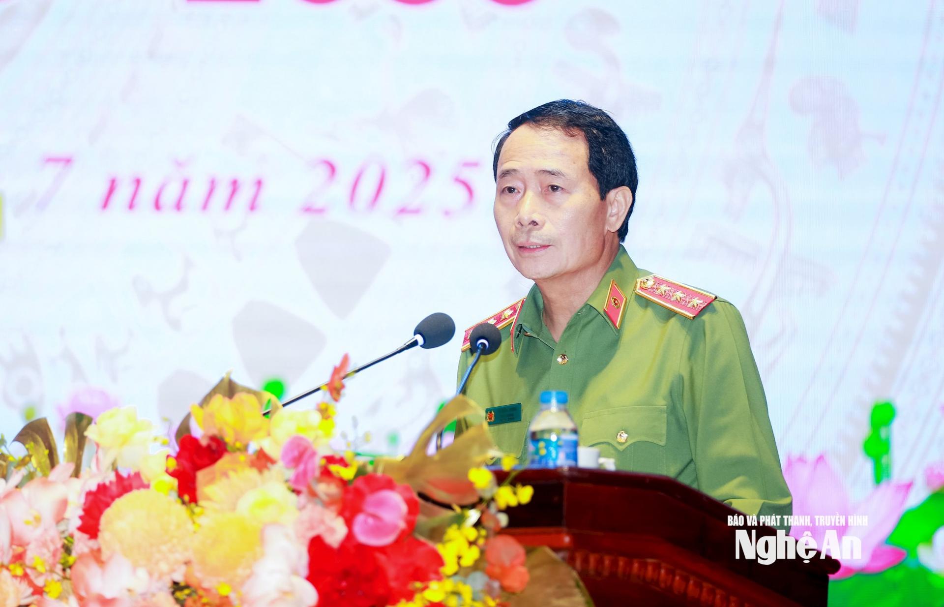 Thượng tướng Lê Quốc Hùng - Ủy viên Ban Chấp hành Trung ương Đảng, PG88 link Nổhũ Bộ Công an phát biểu chỉ đạo tại PG88 go Nạp Rút Tiền.