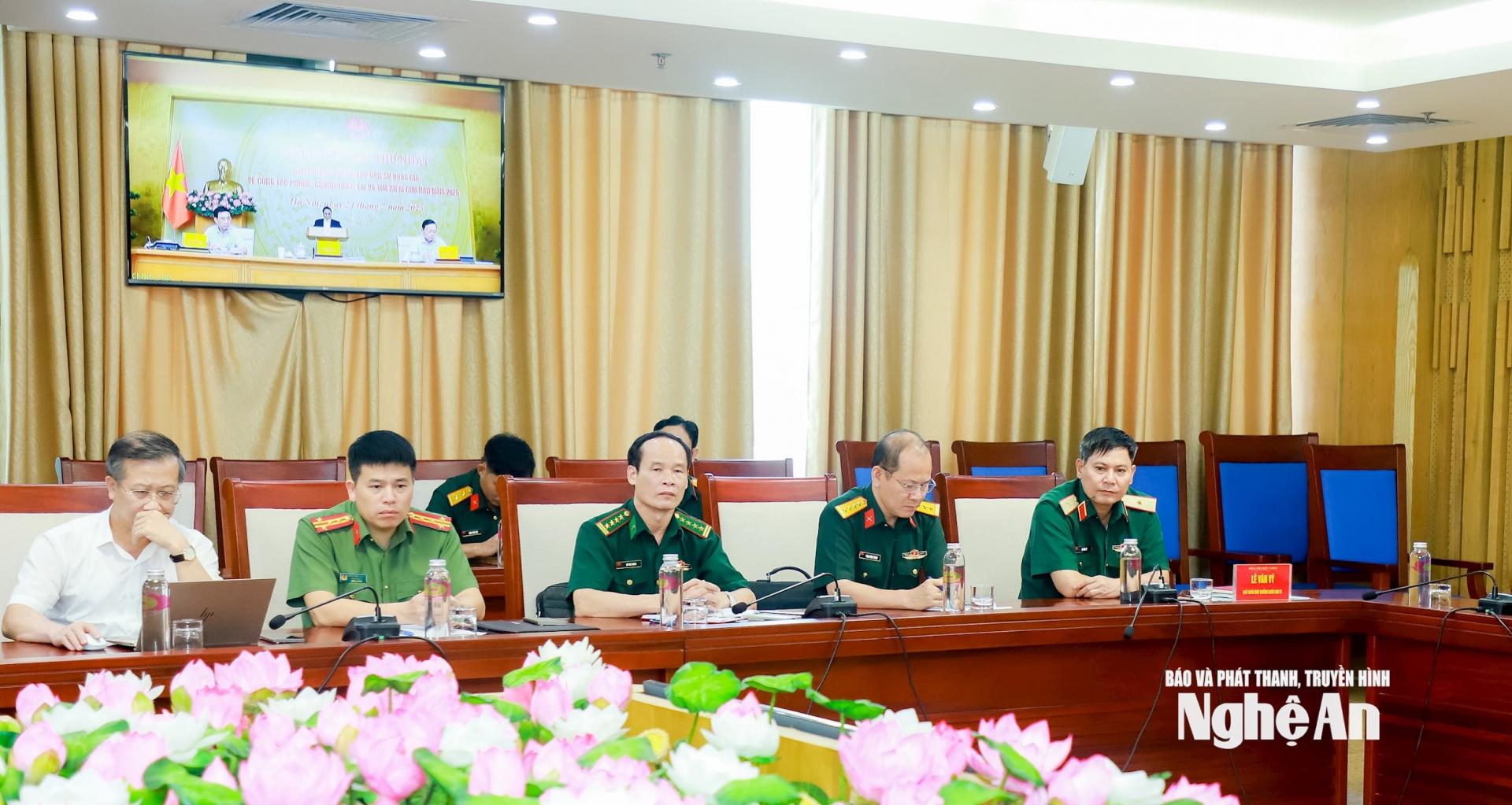 Các đại biểu dự tại điểm cầu UBND tỉnh PG88 go Bắn cá. Ảnh: Thành Duy