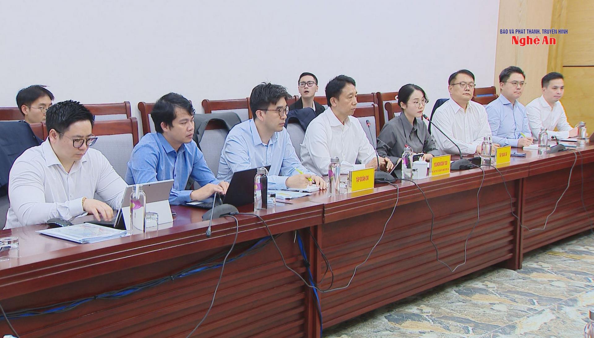 Đoàn công tác Tập đoàn SK (Hàn Quốc) làm việc với UBND tỉnh để tìm hiểu cơ hội hợp tác đầu tư, kinh doanh trên địa bàn tỉnh PG88 go Bắn cá.