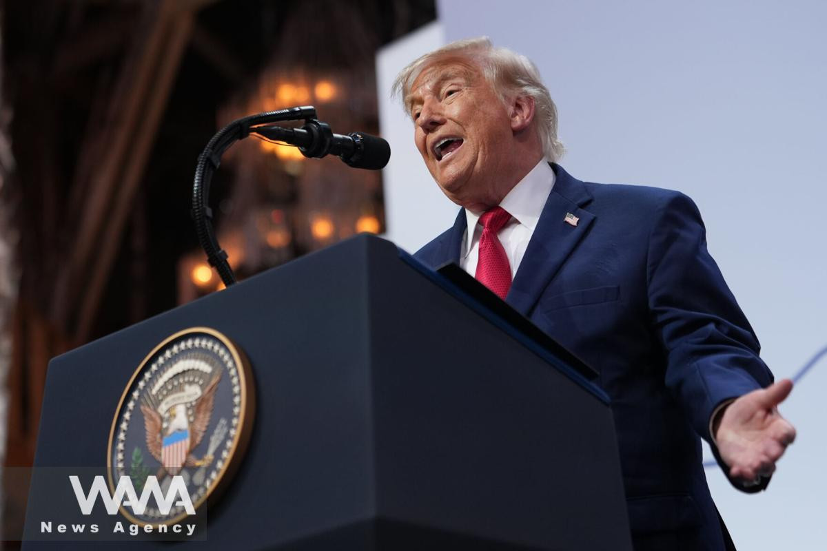 Tổng thống Mỹ Donald Trump. Ảnh: WANA