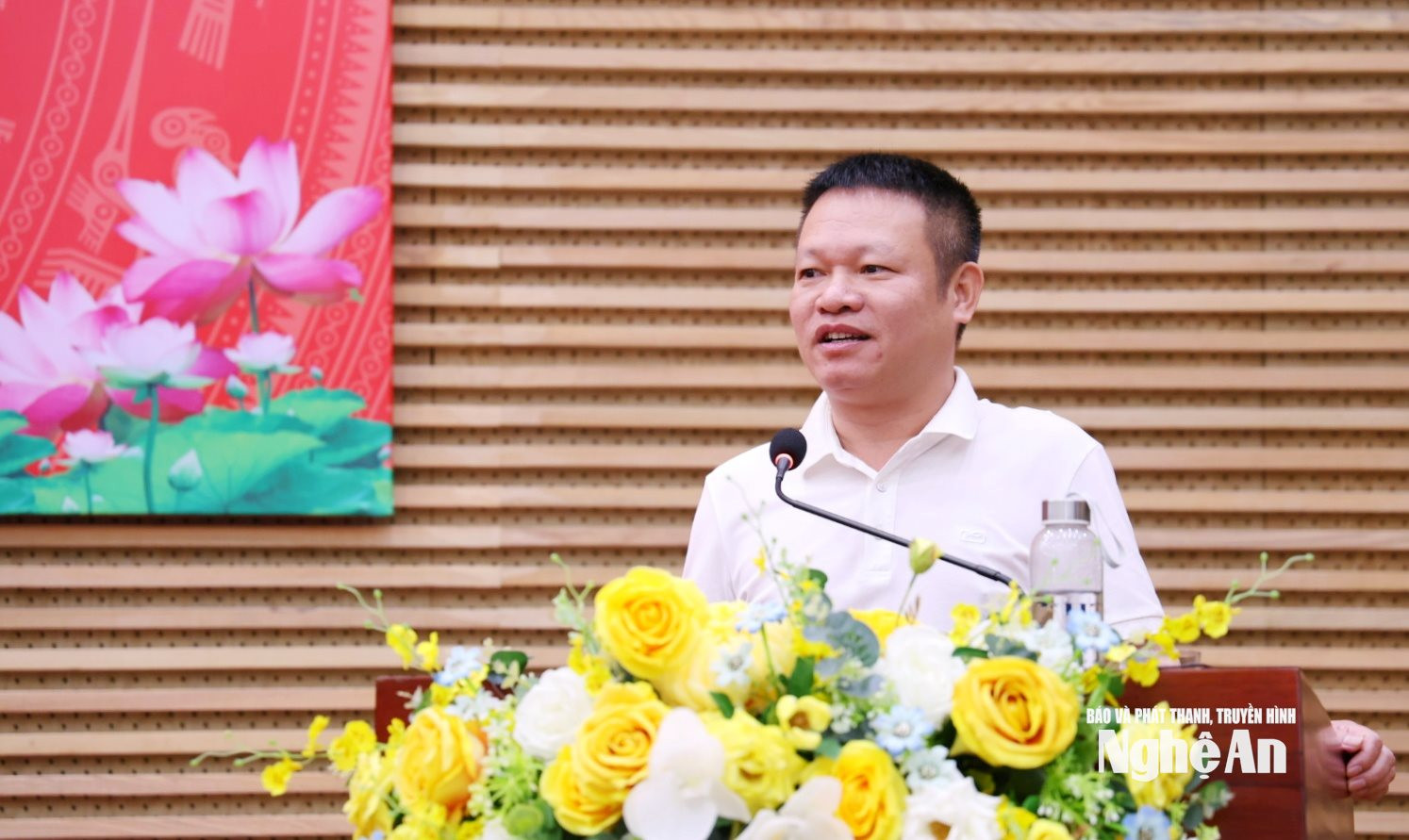 Ông Trần Quang Thưởng - tân PG88 go Bắn cá Câu lạc bộ Sông Lam PG88 go Bắn cá. Ảnh: Đức Anh