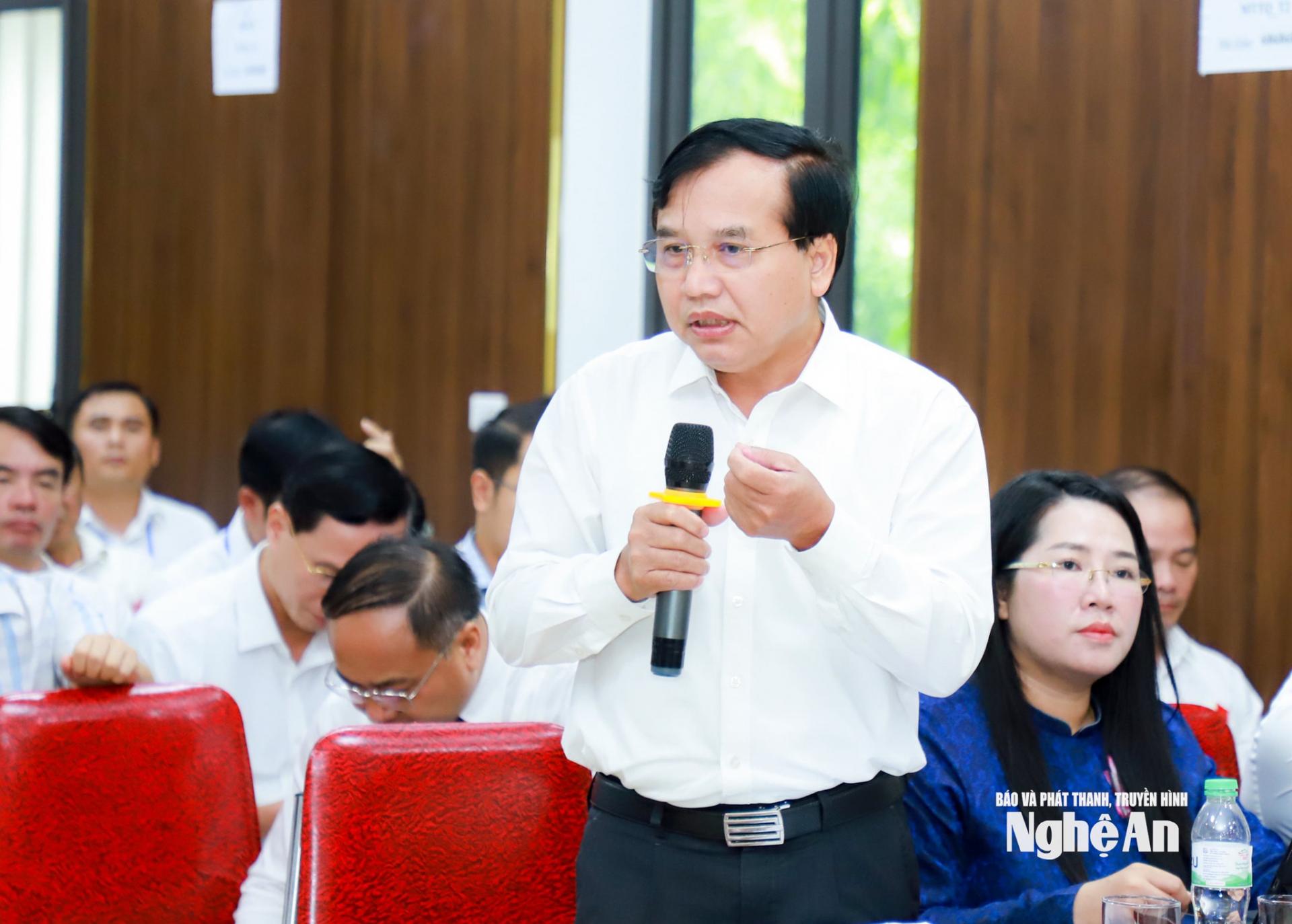 Phó PG88 go Bắn cá HĐND tỉnh Nguyễn Như Khôi phát biểu thảo luận. Ảnh: Thành Duy