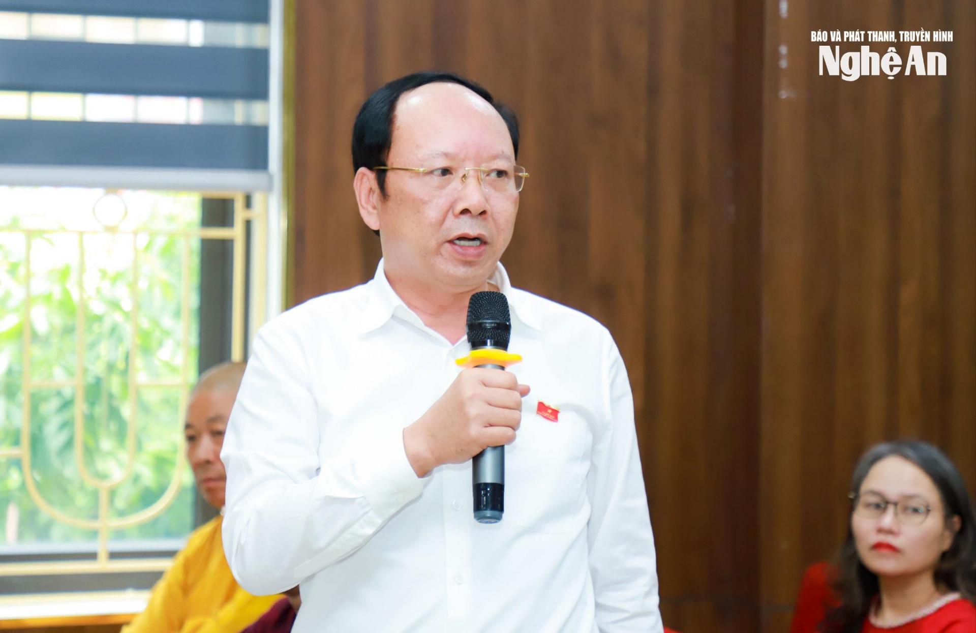 Phó PG88 go Bắn cá Thường trực UBND tỉnh Bùi Thanh An phát biểu giải trình một số nội dung. Ảnh: Thành Duy