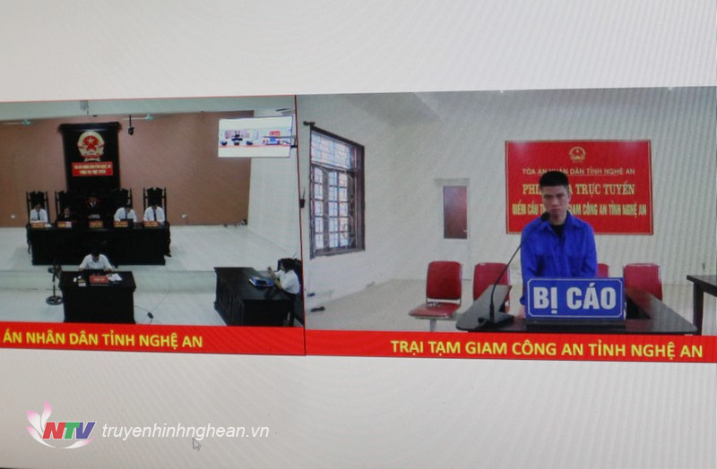 Phiên toà trực tuyến xét xử đối với Lê Xuân Thế 