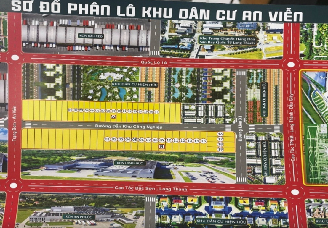 Bánh vẽ về dự án ma của nhóm lừa đảo.
